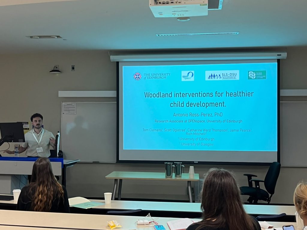 Dr Antonio Ross-Perez presenting his research at the International Medical Geography Symposium 2026